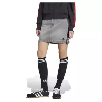 Юбка adidas Originals Adicolor 3 Stripes denim, серый