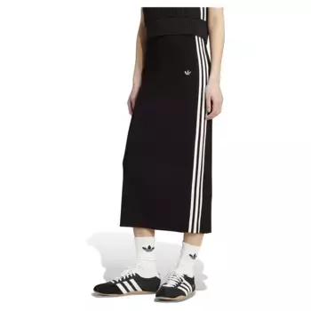 Юбка adidas Originals Adicolor Knit 3 Stripes skirt, черный