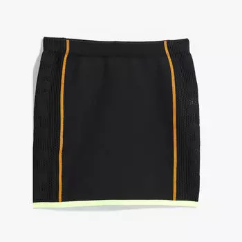 Юбка adidas Originals Ivp Kn, черный/оранжевый/салатовый