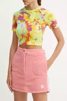 Юбка adidas Originals, розовый