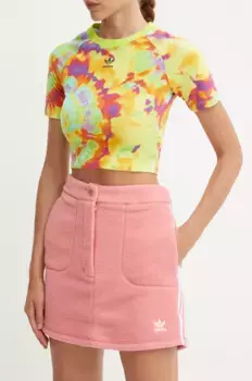 Юбка adidas Originals, розовый
