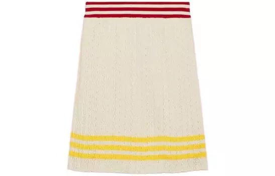 Юбка Adidas X Gucci длинная, белый