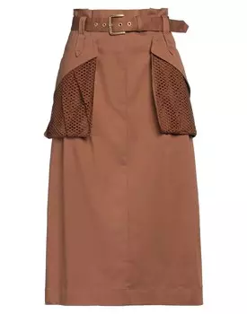 Юбка Alberta Ferretti, коричневый
