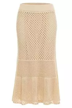Юбка Alex Knit в цвете Nude Anna Cate