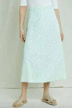 Юбка Alison Floral в синем цвете People Tree