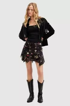 Юбка AllSaints, черный