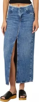 Юбка AllSaints Cyra Maxi Skirt, цвет Mid Indigo