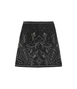 Юбка Allsaints SHAI, черный