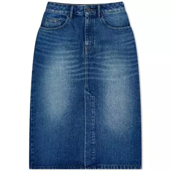 Юбка AMI Denim Pencil Skirt