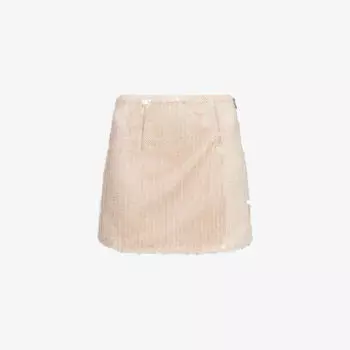 Юбка Amy Lynn Clarisee с плетением, коричневый