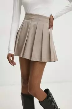 Юбка Answear Lab, бежевый