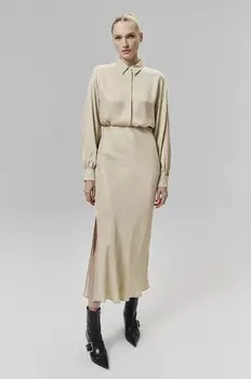 Юбка Answear Lab, бежевый