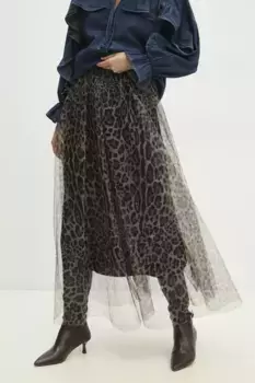 Юбка Answear Lab, бежевый