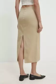 Юбка Answear Lab, бежевый