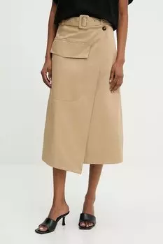 Юбка Answear.Lab, бежевый