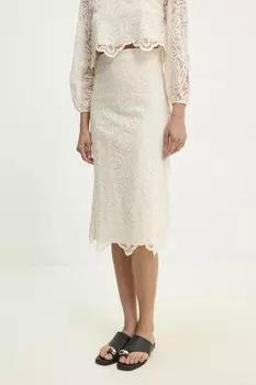 Юбка Answear.Lab, бежевый