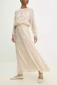 Юбка Answear.Lab, бежевый