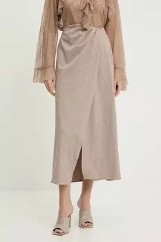 Юбка Answear.Lab, бежевый