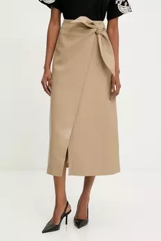 Юбка Answear.Lab, бежевый