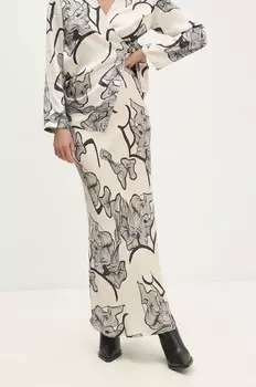 Юбка Answear.Lab, бежевый