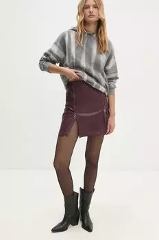 Юбка Answear.Lab, бордовый