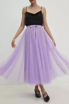 Юбка Answear Lab, фиолетовый