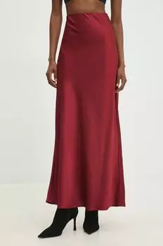 Юбка Answear Lab, гранатовый