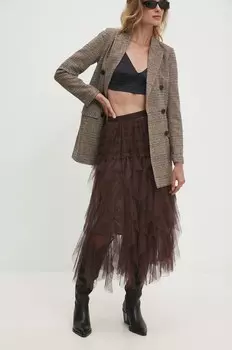 Юбка Answear Lab, коричневый