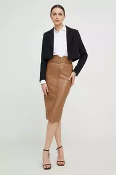 Юбка Answear Lab, коричневый