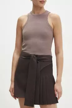 Юбка Answear Lab, коричневый