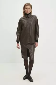 Юбка Answear Lab, коричневый