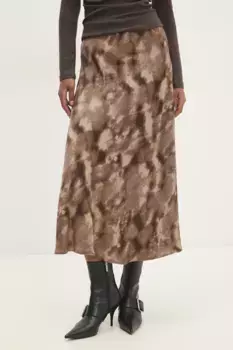 Юбка Answear Lab, коричневый