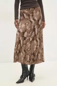 Юбка Answear.Lab, коричневый