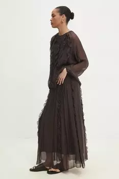 Юбка Answear.Lab, коричневый