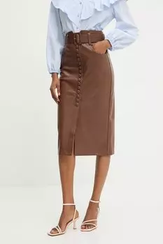 Юбка Answear.Lab, коричневый