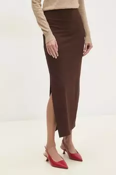 Юбка Answear.Lab, коричневый