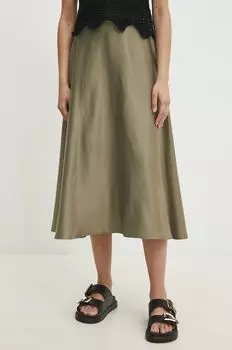 Юбка Answear Lab, зеленый