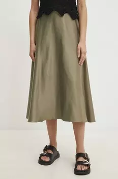 Юбка Answear Lab, зеленый