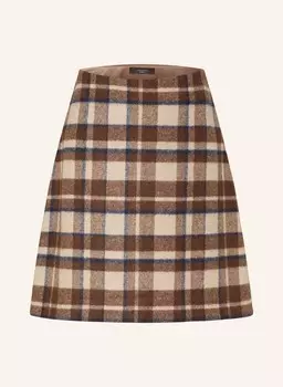 Юбка эпока WEEKEND Max Mara, бежевый/коричневый/темно-синий