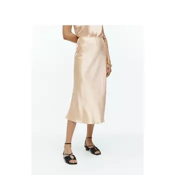 Юбка Arket косого кроя, светло-бежевый