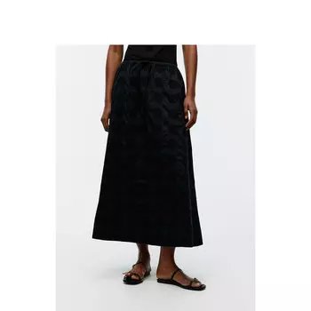 Юбка Arket с вышивкой, черный