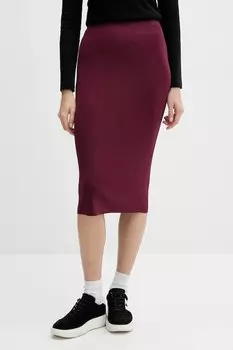 Юбка Armani Exchange, бордовый