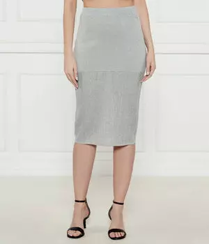 Юбка Armani Exchange, серебряный