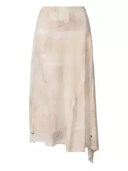 Юбка асимметричного кроя Fabiana Filippi, нейтральный