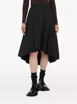 Юбка асимметричного кроя Moschino, черный