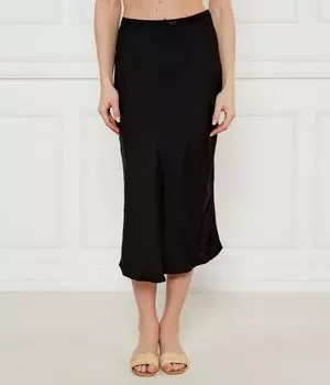 Юбка атласная Dkny, черный