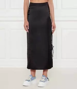 Юбка атласная Karl Lagerfeld Jeans, черный