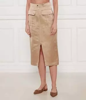 Юбка атласная Marc Cain, желтый