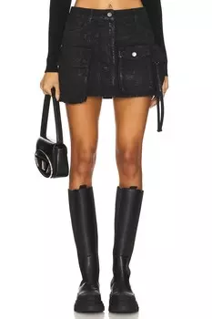 Юбка эвалина Steve Madden, черный