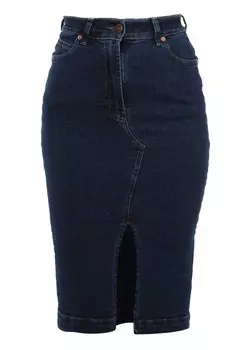 Юбка Awesome Apparel, синий джинсовый